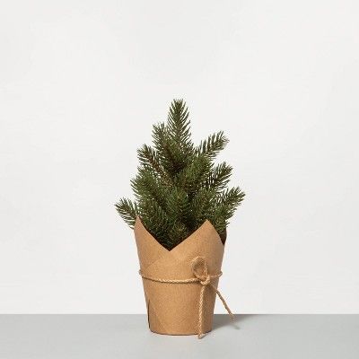 Faux Pine Tree with Craft Paper Planter - Hearth & Hand™ with Magnolia | Target