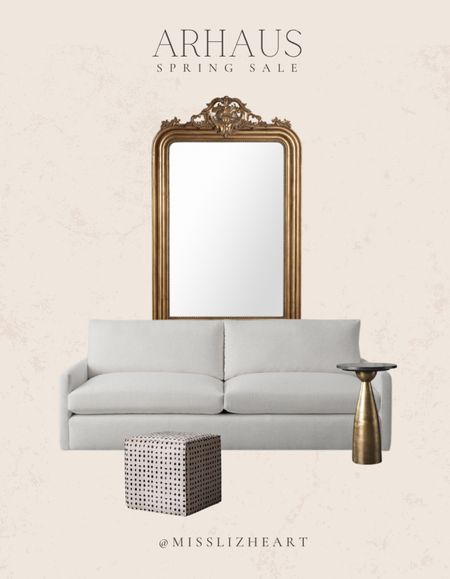 Arhaus spring sale! This sofa is the same color and fabric as my current sofa, but in a smaller size! I also have the same mirror but in the smaller size in my foyer and the same exact side table 

#LTKsalealert #LTKhome