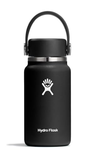 Hydro Flask Micro Bottle - Insulated Mini Leak Proof Flask for Purse or Pocket in 6.7 Oz Black | Amazon (US)