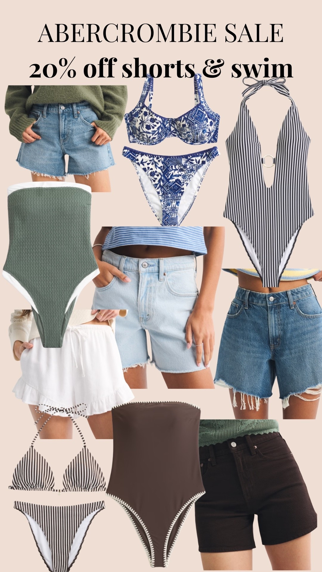 Extra 20% off shorts & swim! @abercrombie
