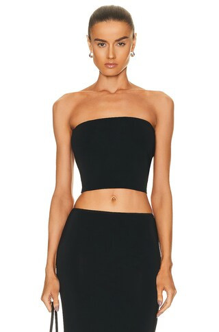 Eterne Amina Tube Top in Black | FWRD 