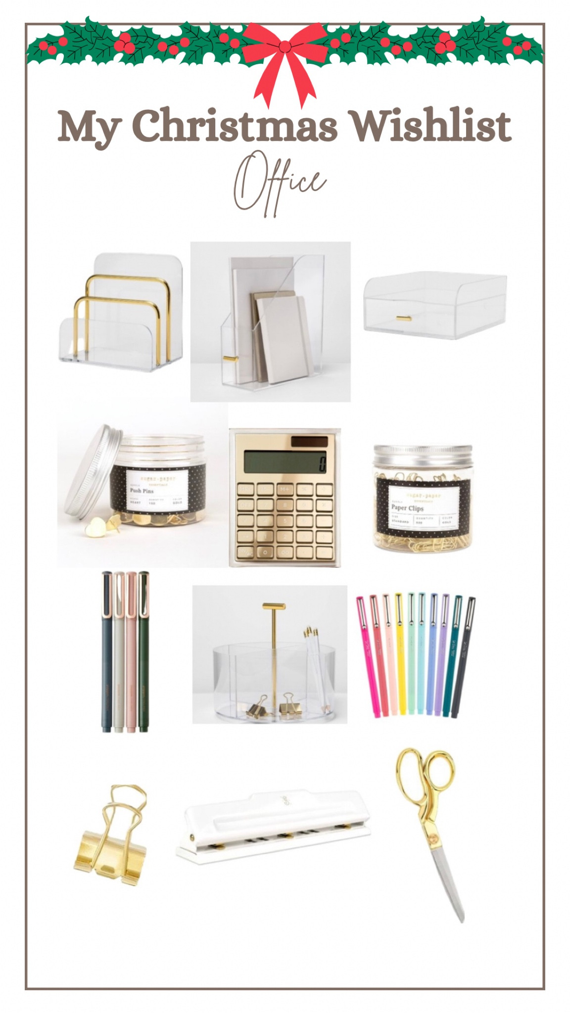 My Christmas Wishlist: Office Edition 

#LTKGiftGuide #LTKFindsUnder50 #LTKCyberWeek