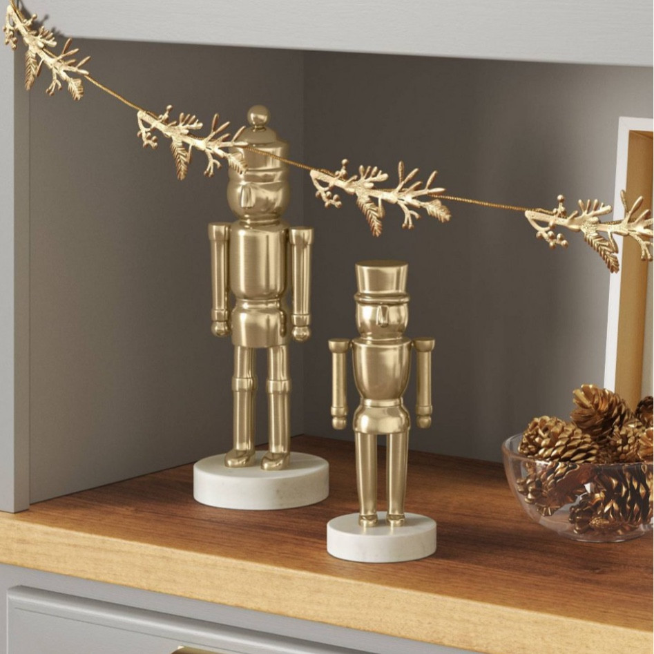 These nutcrackers keep going out of stock! Get them while you can!
🤍
Gold nutcracker

#LTKfindsunder50 #LTKHoliday #LTKhome