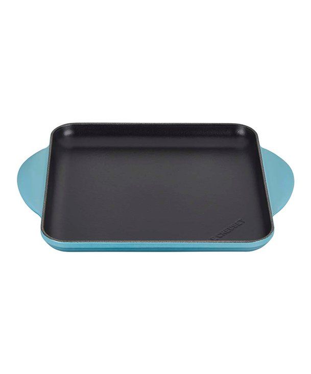Le Creuset Caribbean 9.5'' Square Griddle Pan | Best Price and Reviews | Zulily | Zulily