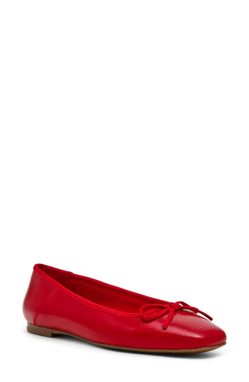 Anne Klein Ballet Flat in Red at Nordstrom, Size 7.5 | Nordstrom