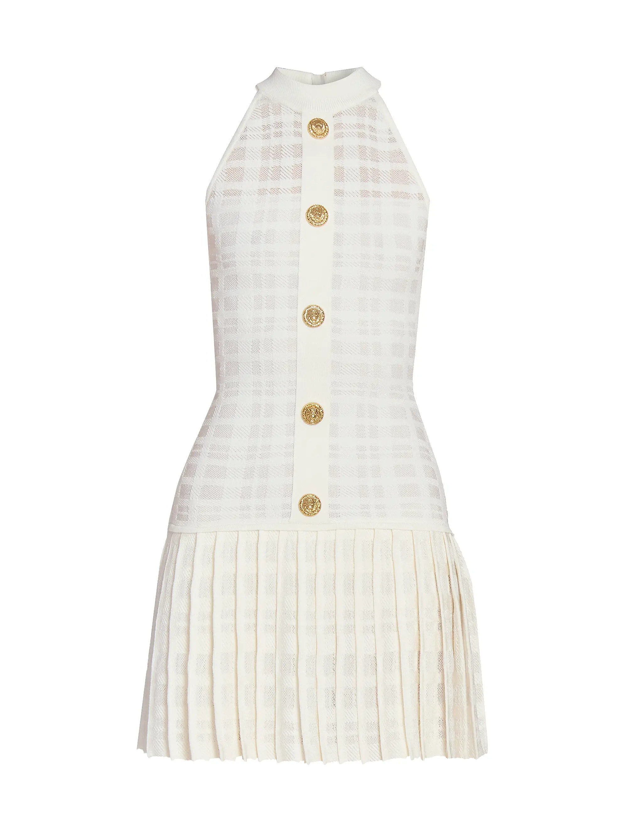 Tartan Flared Minidress | Saks Fifth Avenue