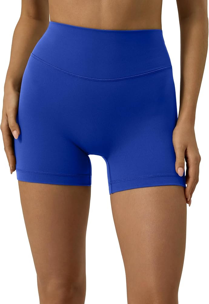 PAVOI ACTIVE Yoga Shorts for Women High Waisted Gym Shorts Buttery Soft Biker Workout Shorts 4" &... | Amazon (US)