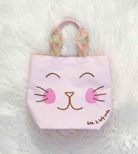 Couldn’t resist this adorable little pink bunny tote for right at $8

So cute for girls of all ages! Lunch bag, snack bag .. an I have too many things to carry bag. 

I had 5 bottles of soap in it & could have fit one more. 

Bath and Body Works. Easter. Spring. 

#LTKSeasonal #LTKfindsunder50 #LTKitbag