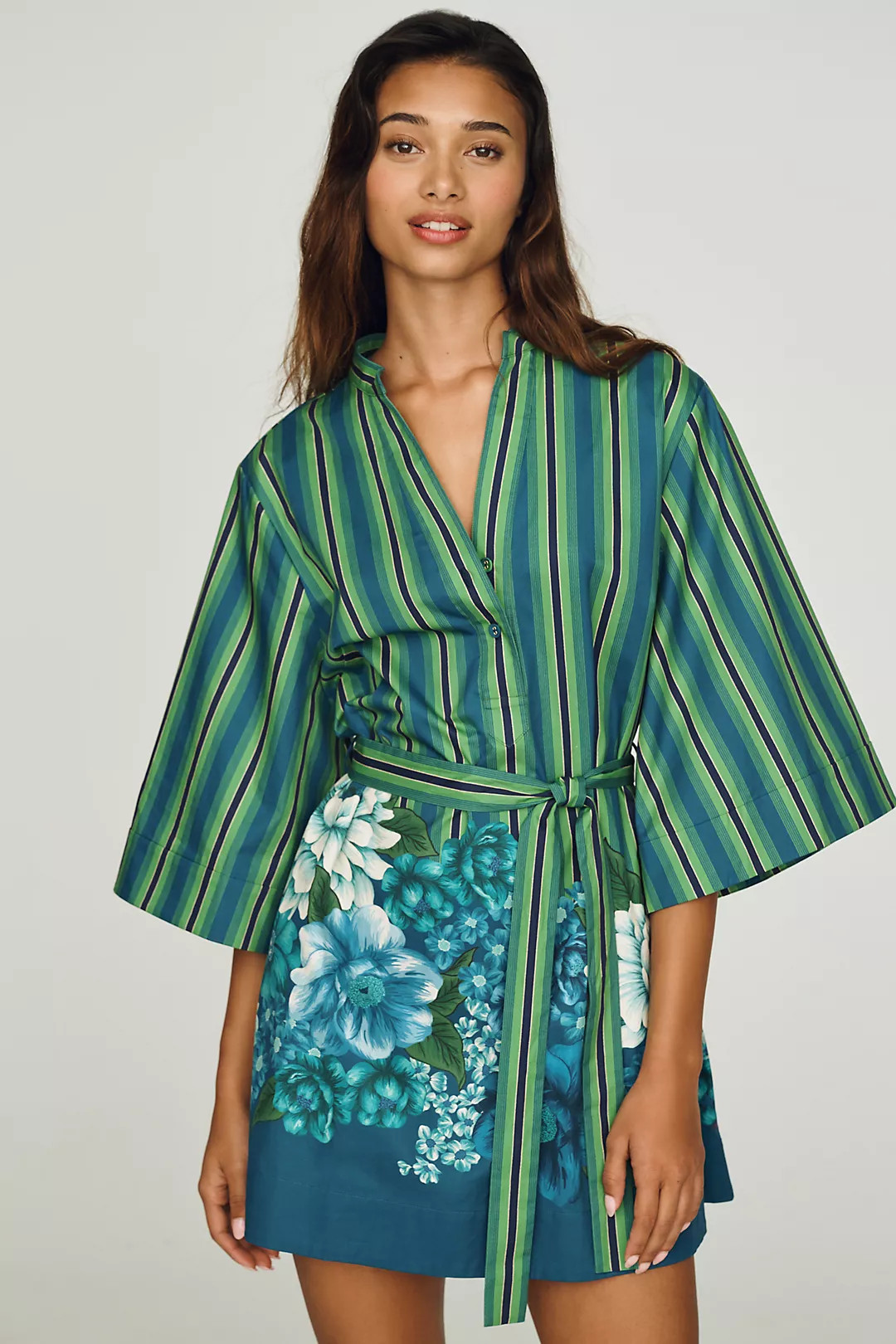 AL\u00c9MAIS Margo Cotton Poplin Mini Dress | Anthropologie (US)