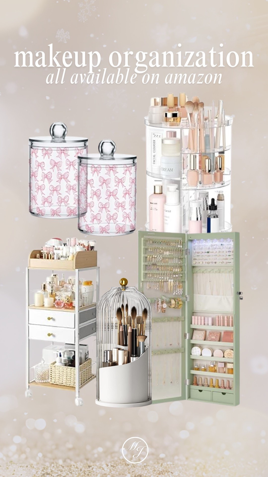 makeup organization all available on Amazon 

#LTKselfcare #LTKBeauty #LTKHoliday