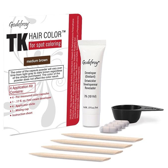 Godefroy Hair Color Kit for Spot Coloring Great For Small Areas Covers Up Gray Hairs Assorted Col... | Amazon (US)