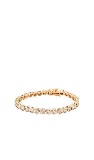 Reese Tennis Bracelet in Gold | Revolve Clothing (Global)