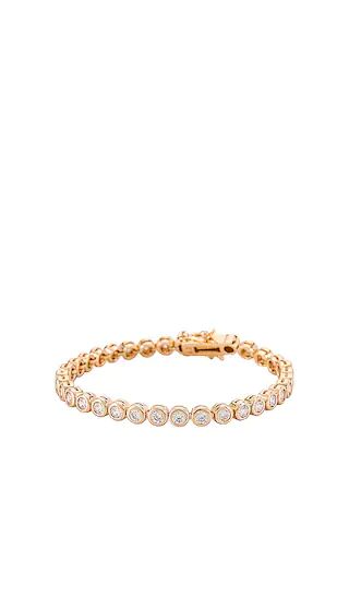 Reese Tennis Bracelet in Gold | Revolve Clothing (Global)