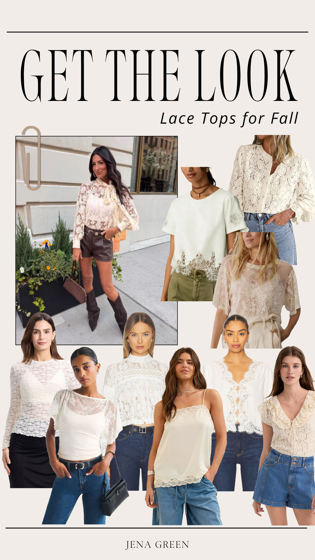Get the Look Lace Tops | Get the Look Lace Tanks  

 #LTKootd #LTKSeasonal