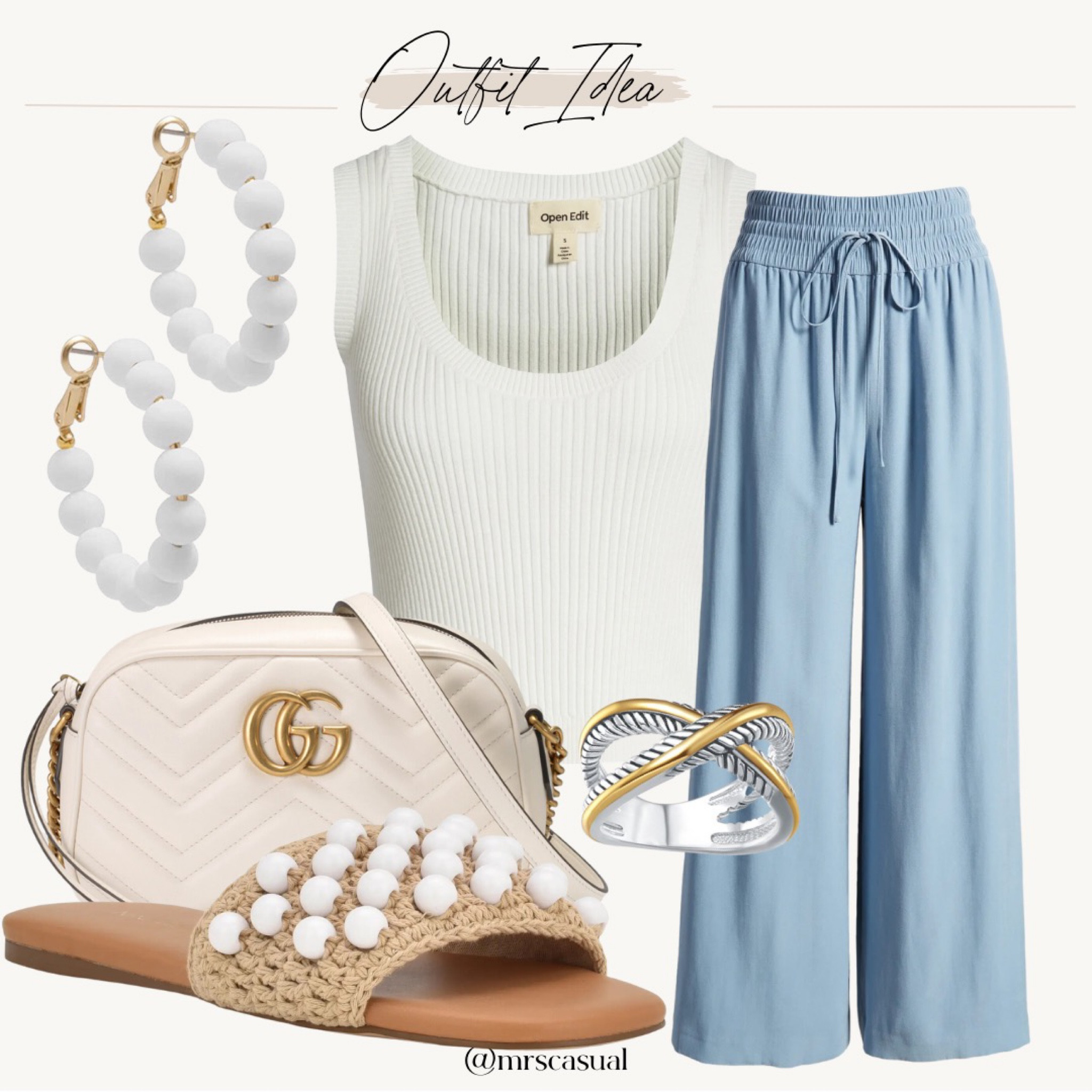 Favorite wide leg pants in the prettiest new blue color 

#LTKFind #LTKunder50 #LTKstyletip