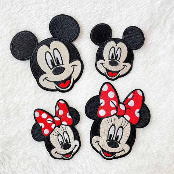 High Quality Mickey Patch and Minnie Patche. Minnie Iron on | Etsy | Etsy (US)