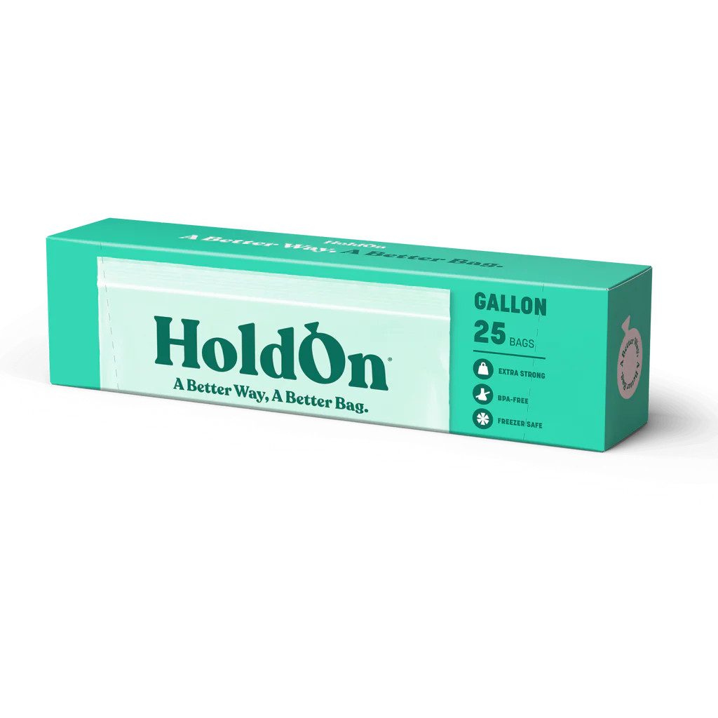 HoldOn Compostable Zipseal Gallon Bags | Reel Paper