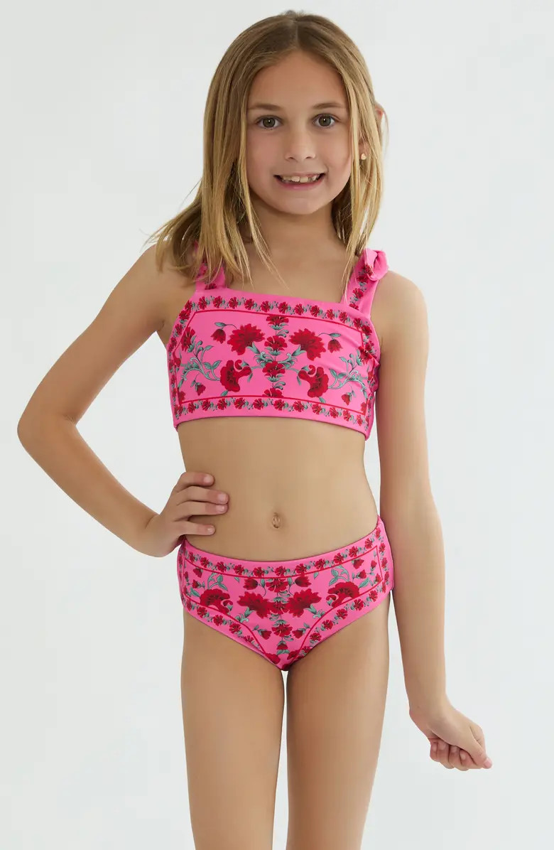 Kids' Little Stella & Janine Two-Piece Swimsuit | Nordstrom