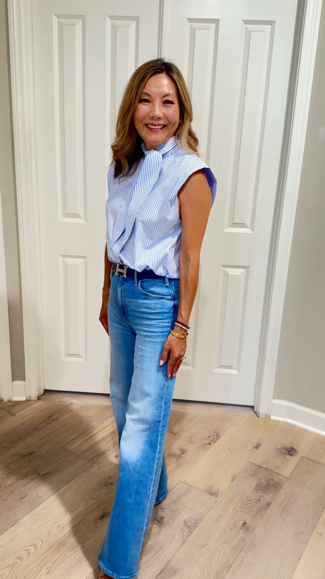 If you are short like me, these are the jeans for you!  First pair I didn’t have to hem - Lil Mother Hustler Roller Sneak!!!

#LTKdayinmylife #LTKmomlife #LTKOver40