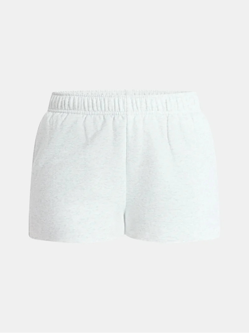 No Boundaries Fleece Foldover Shorts, 2'' Inseam, Women’s | Walmart (US)