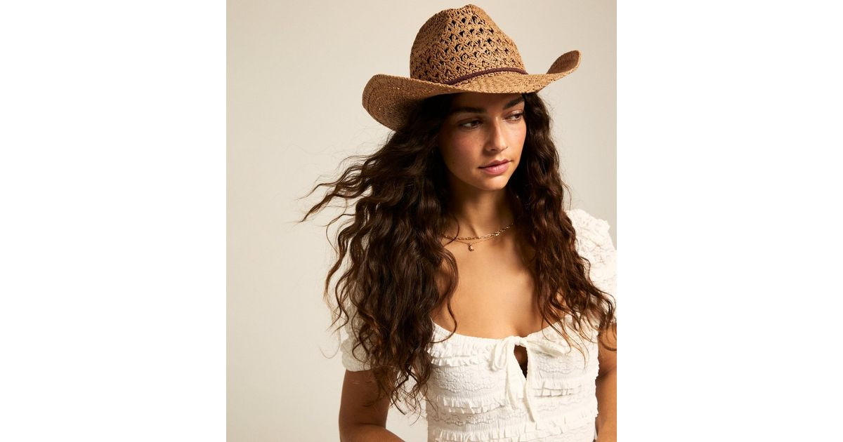 Tan Western Style Straw-Look Hat
						
						Add to Saved Items
						Remove from Saved Items | New Look (UK)