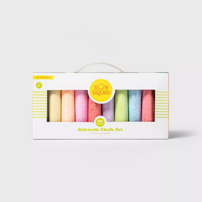 Sidewalk Chalk 60pc - Sun Squad™ | Target