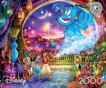 Buffalo Games - Silver Select - Disney - Aladdin - 2000 Piece Jigsaw Puzzle for Adults -Challengi... | Amazon (US)