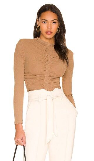 Hollis Bodysuit in Cappuccino | Revolve Clothing (Global)