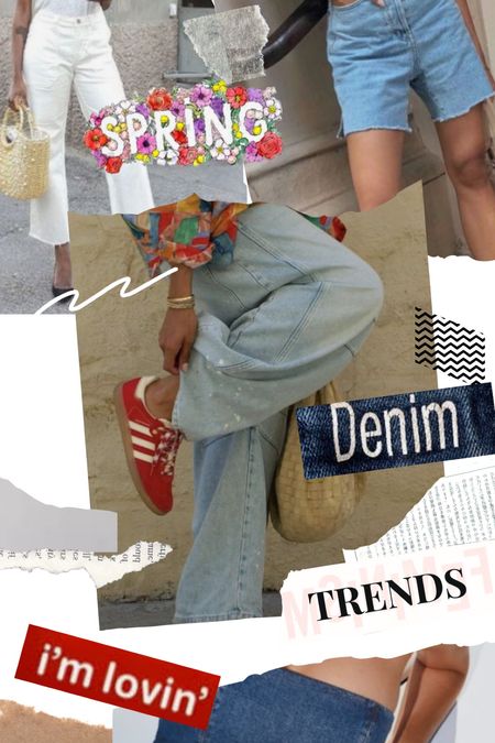 Here are some denim trends I’m loving for spring! 
Barrel leg- I think these are so flattering
Baggy jeans- these are SO versatile and can be dressed up or down 
White denim- just classic
Denim shorts- I opt for a baggier denim short which can be hard to find but the options linked are tried and true! 

Denim
Outfit inspo
Spring styling 

#LTKsalealert