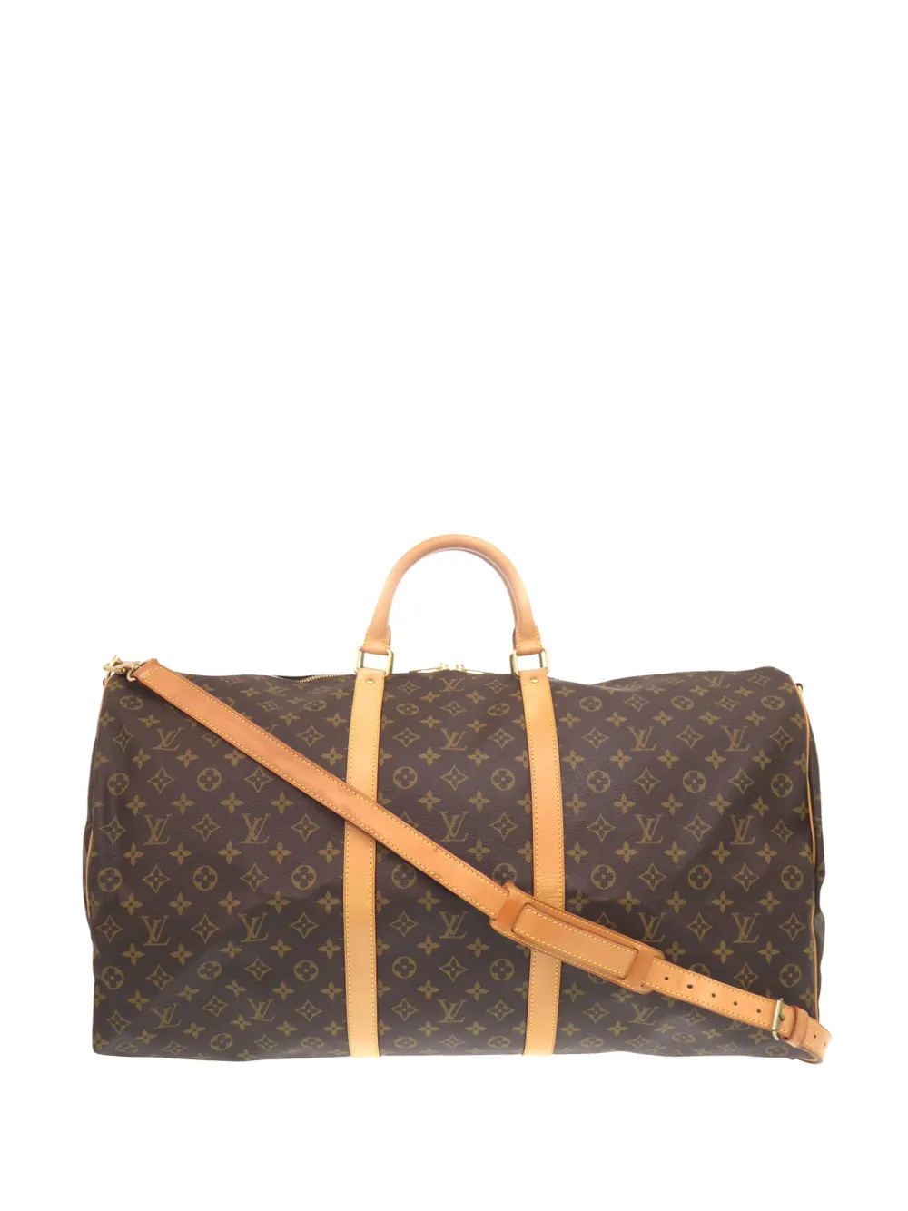 Louis Vuitton Pre-Owned 2006 Monogram Keepall Bandouliere 60 travel bag - Brown | Farfetch Global