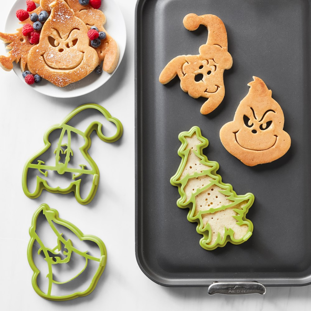 The Grinch™ Pancake Molds, Set of 3 | Williams-Sonoma