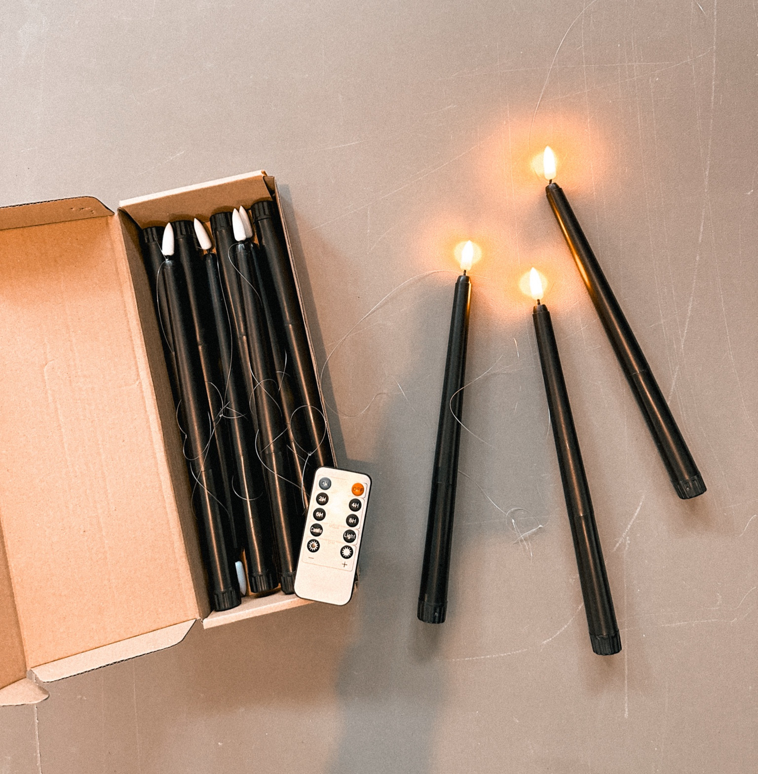 🕯️Looking for a little magic?? These battery operated candles are so cool. Comes in a box of 10 with a remote. Has 4 different timer settings and then 2 light options. I use fishing line tied to the tip of them and hang them from my ceiling for a fun Harry Potter inspired floating candle!!

#halloween #halloweenparty #floatingcandle #harrypotter #harrypotterparty 

#LTKHalloween #LTKhome #LTKHoliday