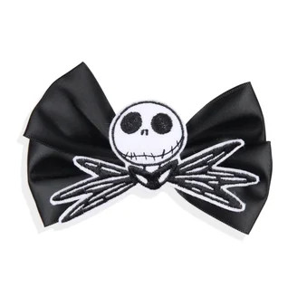 Way to Celebrate Pink Jack-O-Lantern Print Halloween Hair Bow, 1 Piece | Walmart (US)