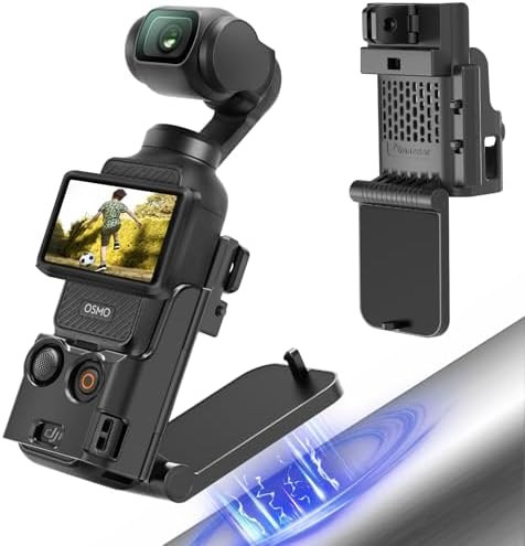 Magnetic Mount Stand Compatible with DJI Osmo Pocket 3, Upgraded Pocket3 Accessories Adapter Clam... | Amazon (US)