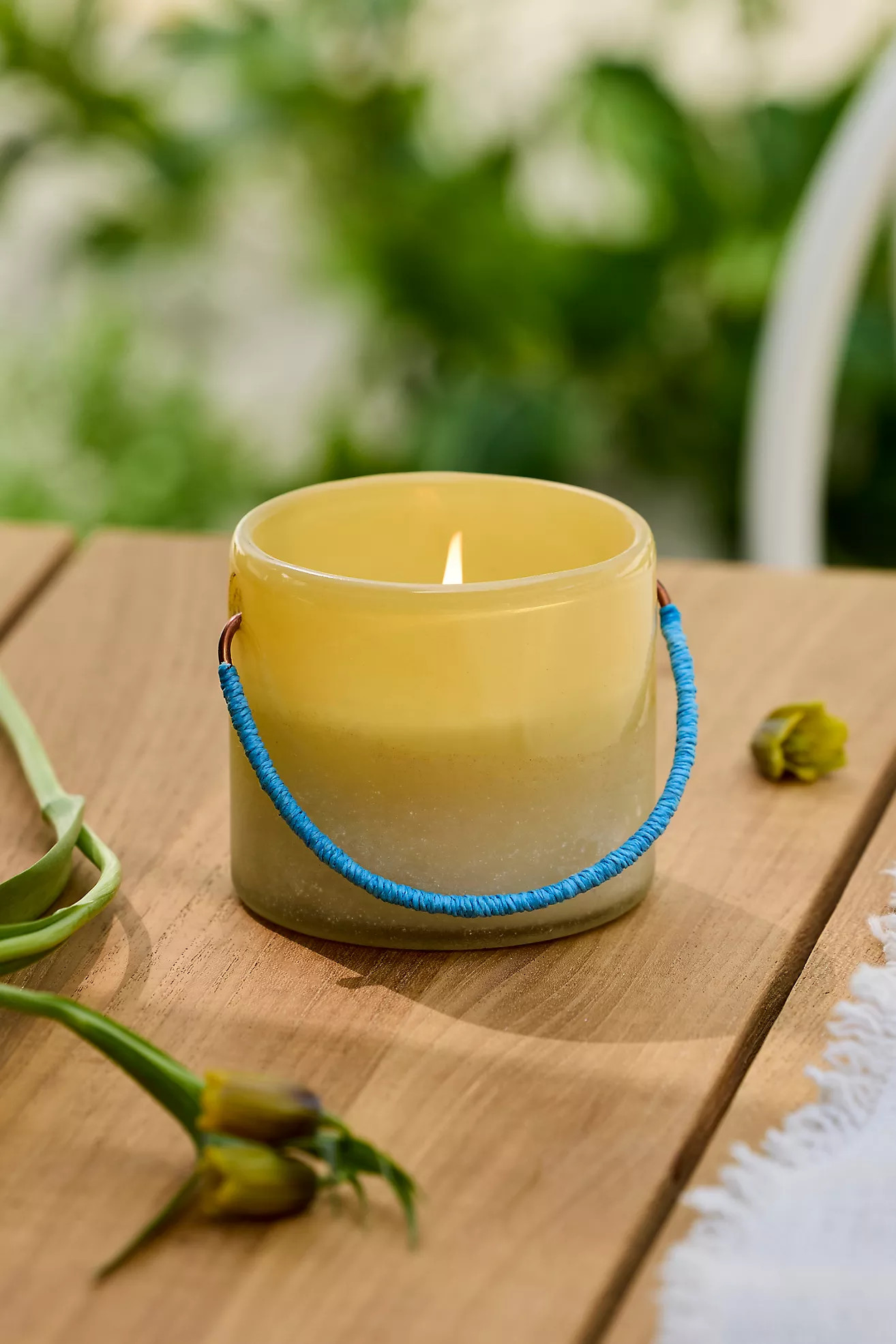 Ombre Lantern Citronella Candle | Anthropologie (US)