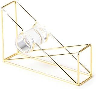 U Brands Desktop Tape Dispenser, Wire Metal, Gold - 898U06-48 | Amazon (US)