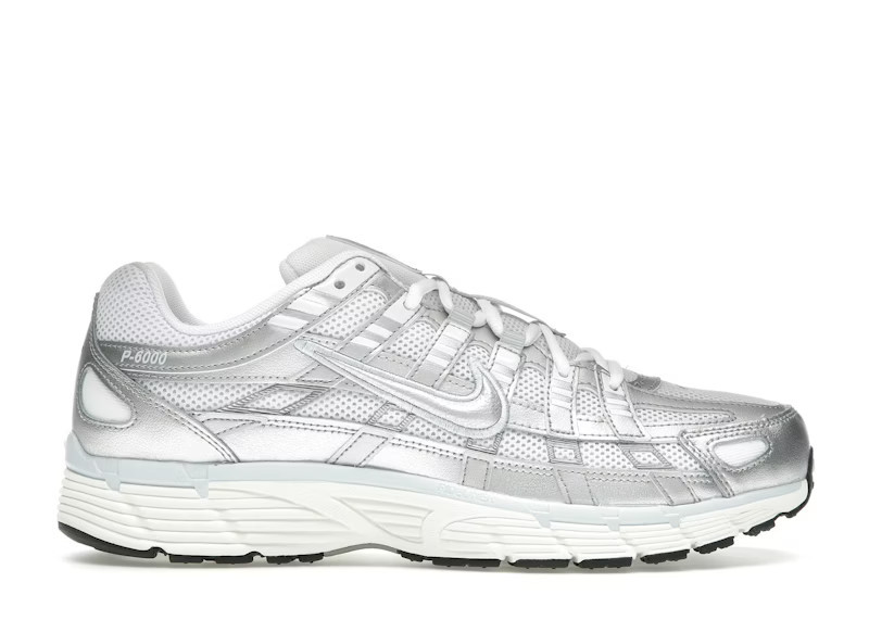 Nike P6000 Metallic Silver (Women's) Sneakers in White/Blue Tint/Sail | StockX