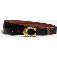 Coach 25MM Sculpted C Leather Reversible Belt | Coggles (Global)