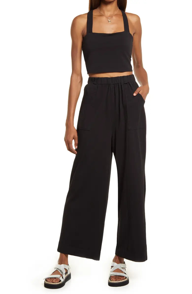 Kerri Crop Top & Wide Leg Pants | Nordstrom