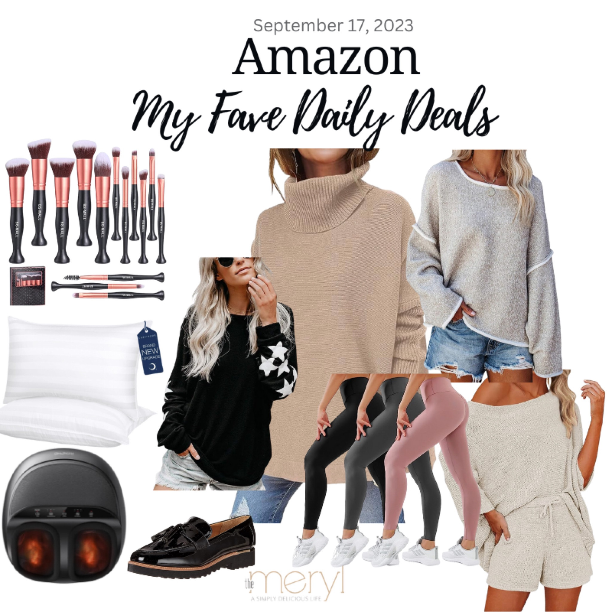 Amazon Deals 9.17.23
Stars Sweater Grey Sweater Matching Set Longe Wear Athleisure Leggings Women’s Loafers Makeup Brushes Foot Massage Down Alternative Pillows 

#LTKfitness #LTKfindsunder50 #LTKstyletip
