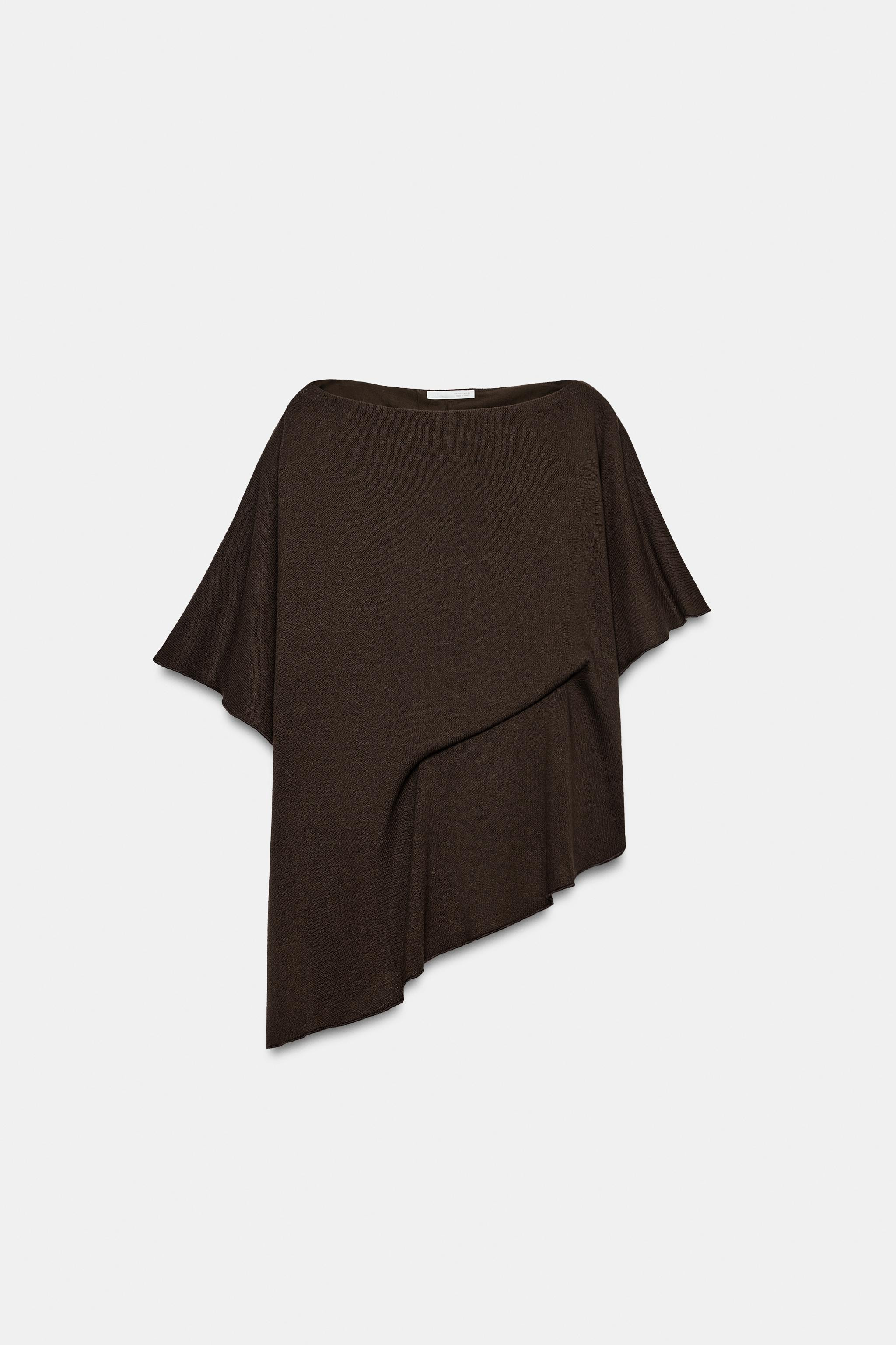 DRAPED CAPE TOP | Zara UK