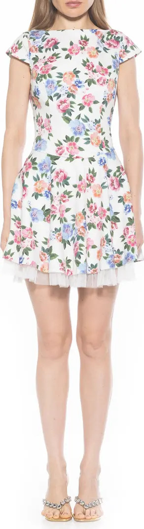 Aleena Boat Neck Minidress | Nordstrom Rack