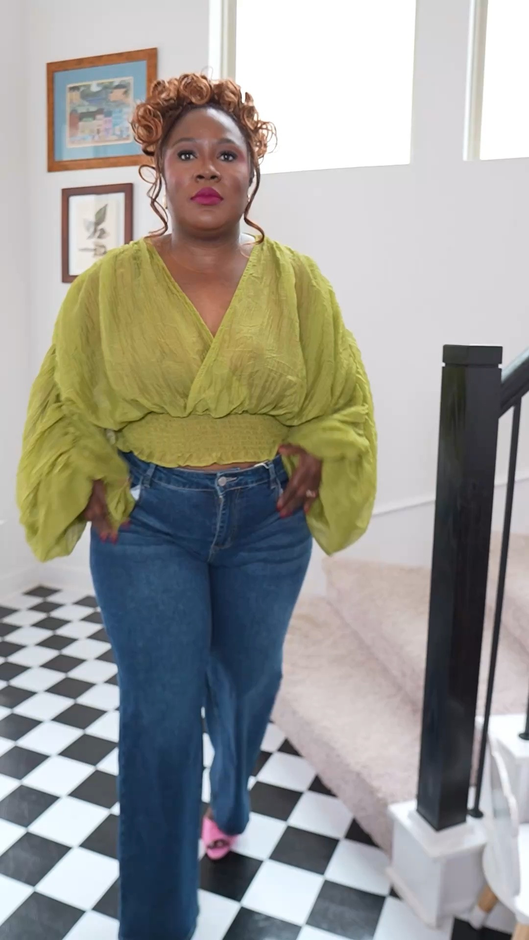 This olive crop top is such a great buy! You should get them too, Sis.

#LTKootd #LTKPlusSize #LTKSaleAlert
