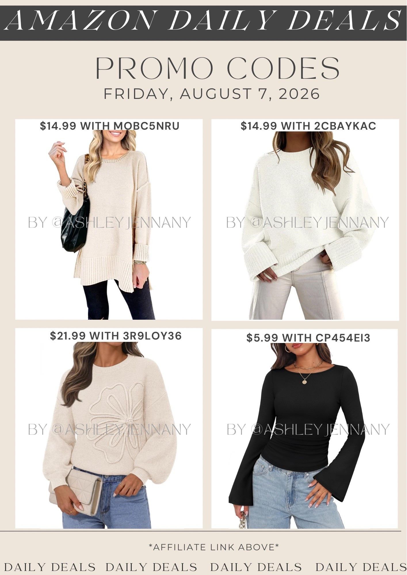 Amazon deals

#LTKSaleAlert #LTKMidsize #LTKSeasonal
