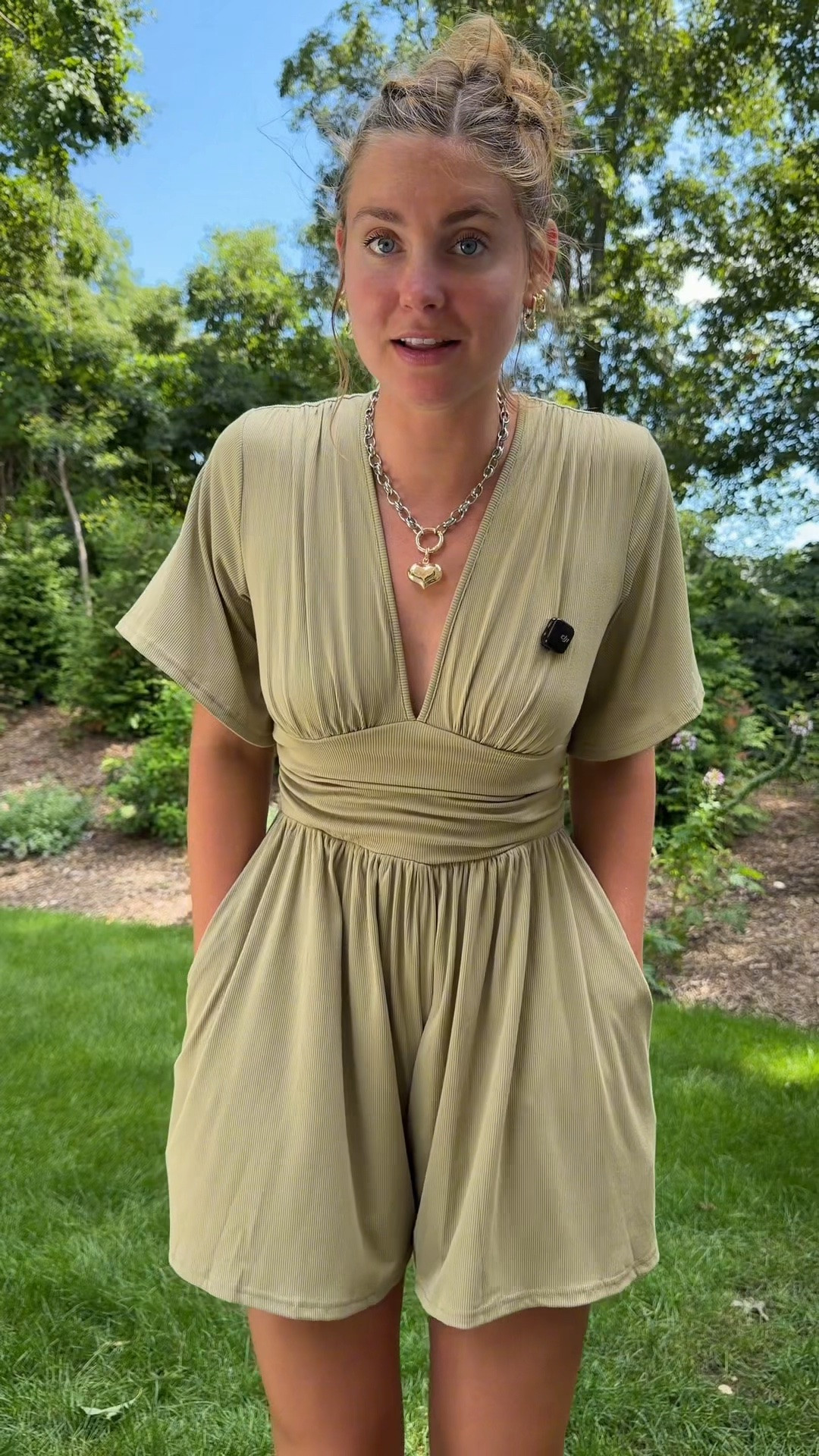 Which color would you pick, girls: Black, olive, burgundy, or something brighter? 👀✨

Tall girls know that rompers can be risky. One wrong torso length and suddenly the cute women’s outfit is giving permanent front wedgie. 😂 This Cider romper actually surprised me at 6 ft. It’s comfy, flattering, and gives me enough room to move without constantly adjusting it.

I love the deep V-neck, ruched waist, flowy sleeves, and the fact that it has POCKETS. Plus, it comes in so many colors, so this is one of those women’s wardrobe finds you could easily dress up with boots and jewelry or keep casual for an easy everyday outfit. 🤎

Comment SHOP and I’ll send you where to get this Cider romper in your DMs. 🫶

https://liketk.it/6lGtl

Follow @kristinanicoletall for tall girl fashion, women’s outfit finds, and wardrobe fixes that actually work.

tallgirlstyle tallgirlfashion tallgirls tallwomen longlegs tallgirlapproved tallgirloutfits tallgirlproblems womensfashion womensstyle womensoutfits girlsfashion romper womensromper tallgirlromper cideroutfit ciderfashion comfyoutfit fallfashion falloutfits wardrobefinds @CIDER
