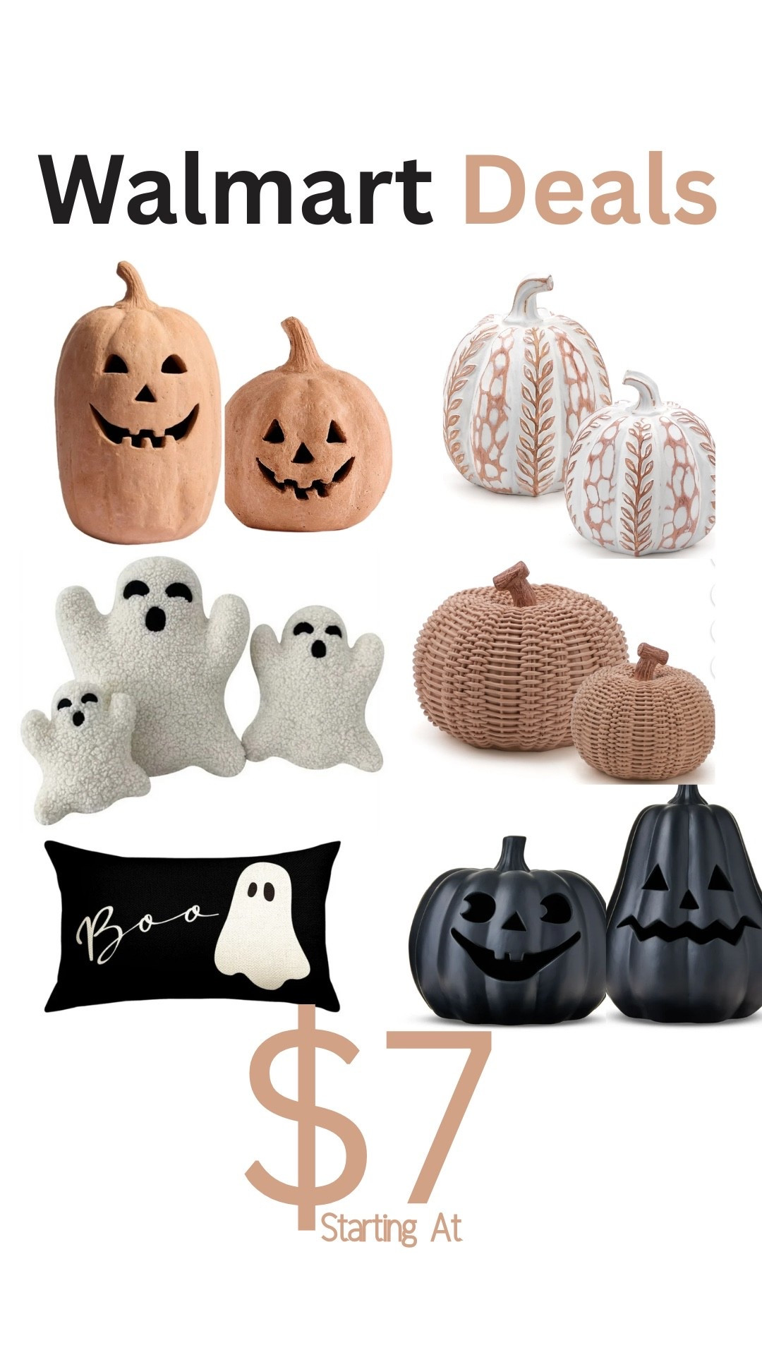 $7 Walmart Sale Deals🍁🍂Buttery Soft, 2 Piece Set Pieces and low as $7, Fall & Halloween Decor🎃Dresses, Jeans + More Must Haves you’ll LOVE! 
✨SIZING✨I’m 5’2” 130lbs I’m a small all run TTS I’ve tried all of them on! 

#walmartpartner #walmartfashion #ad
@walmartfashion 

.
Walmart deals, terracotta pumpkins, pottery barn pumpkins look for less, Halloween costumes, Halloween decor, Walmart Halloween, potter barn, ghost pillow, pumpkin pillow, Walmart fall decor, Walmart Halloween decor, summer dress, Walmart jeans, Walmart denim shorts, Walmart spring outfits, Walmart, walmart fashion, Jumpsuit, Amazon big spring sale, basic tee, white tee, leggings, tummy control leggings, maternity, pregnancy outfits, bump friendly, baby shower dress, travel outfit, spring style, Undereye cream, under eye balm, clean beauty, new makeup, baking powder, under eye patches, leggings, maternity leggings, comfy bra, seamless underwear, no wire bra, full coverage seamless underwear, Amazon underwear, lululemon look leggings, blue light glasses, non prescription glasses, petite friendly jumpsuit, color block sweatshirt, free people look for less, loungewear,  travel outfit, winter outfit, sale alert, Amazon jeans, comfy jeans, flare jeans,, winter outfit, flocked jeans, velvet jeans, Target, target jeans, Target pants, Target sweater, party outfit, sequin travel outfit, loungewear, comfy outfit, casual outfits, work outfit, workwear, two piece set, 2 piece set, Amazon two piece set, Amazon lounge set 
#LTKsalealert #LTKtravel 

#LTKSummerEdit 

#LTKFallSale #LTKSaleAlert #LTKHalloween