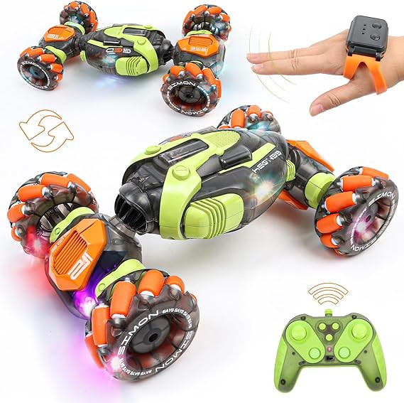 Gesture Sensing RC Stunt Car - Remote & Hand-Controlled Drift Toy for Kids Ages 5-7 6-8 9 10 11 1... | Amazon (US)