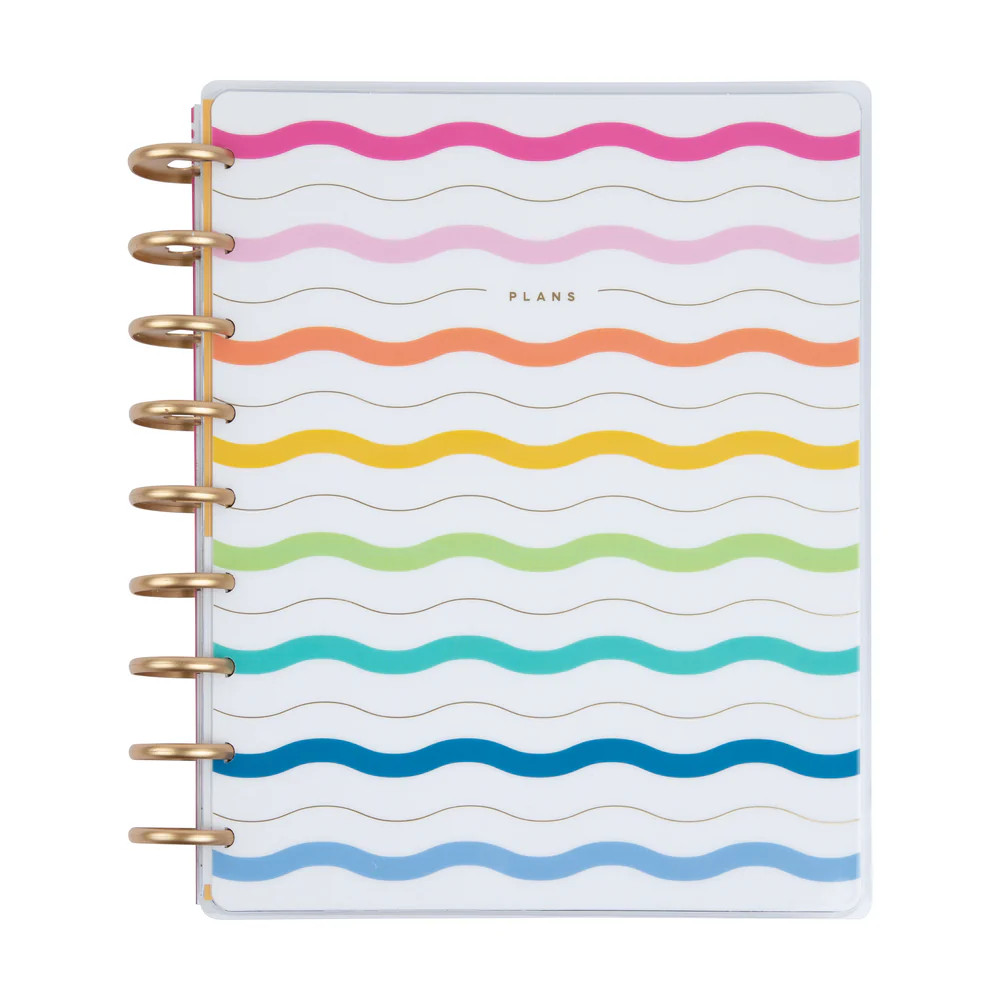 Undated Happy Brights Happy Planner - Classic Dashboard Layout - 12 Months | Happy Planner
