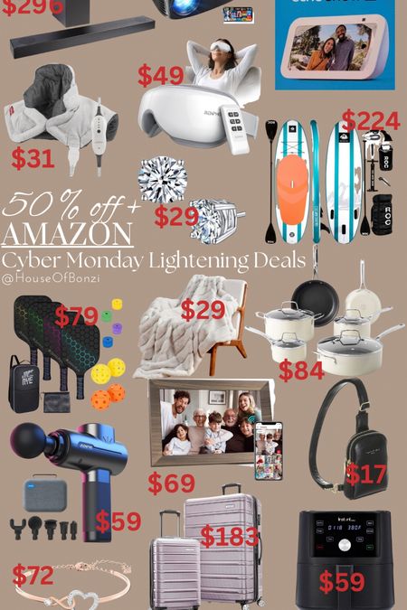 Cyber Monday Best Amazon Deals 50% Off Or More!!! Gifts for everyone! 

#LTKCyberWeek #LTKGiftGuide #LTKsalealert