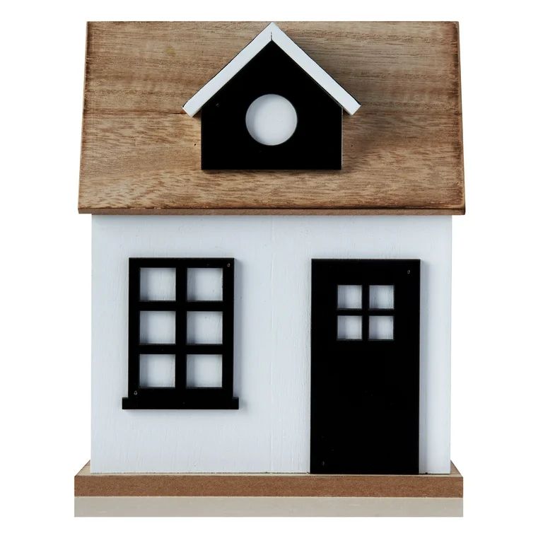Holiday Time Wooden Block House Christmas Decoration, 7.5" | Walmart (US)